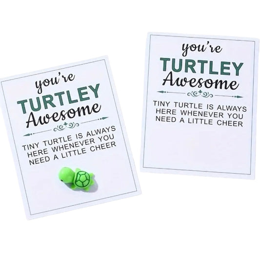 Gift — ‘You’re Turtley Awesome’.