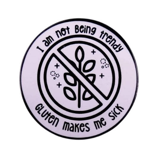 Pin — I am not being trendy. Gluten makes me sick.
