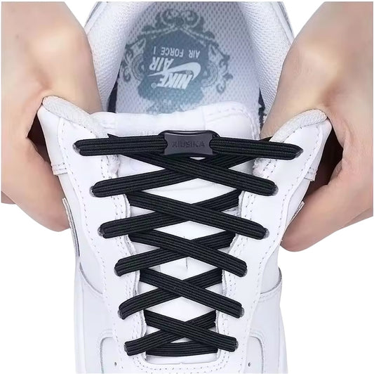 Adaptive ‘No Tie’ Elastic Shoelaces — with Buckle