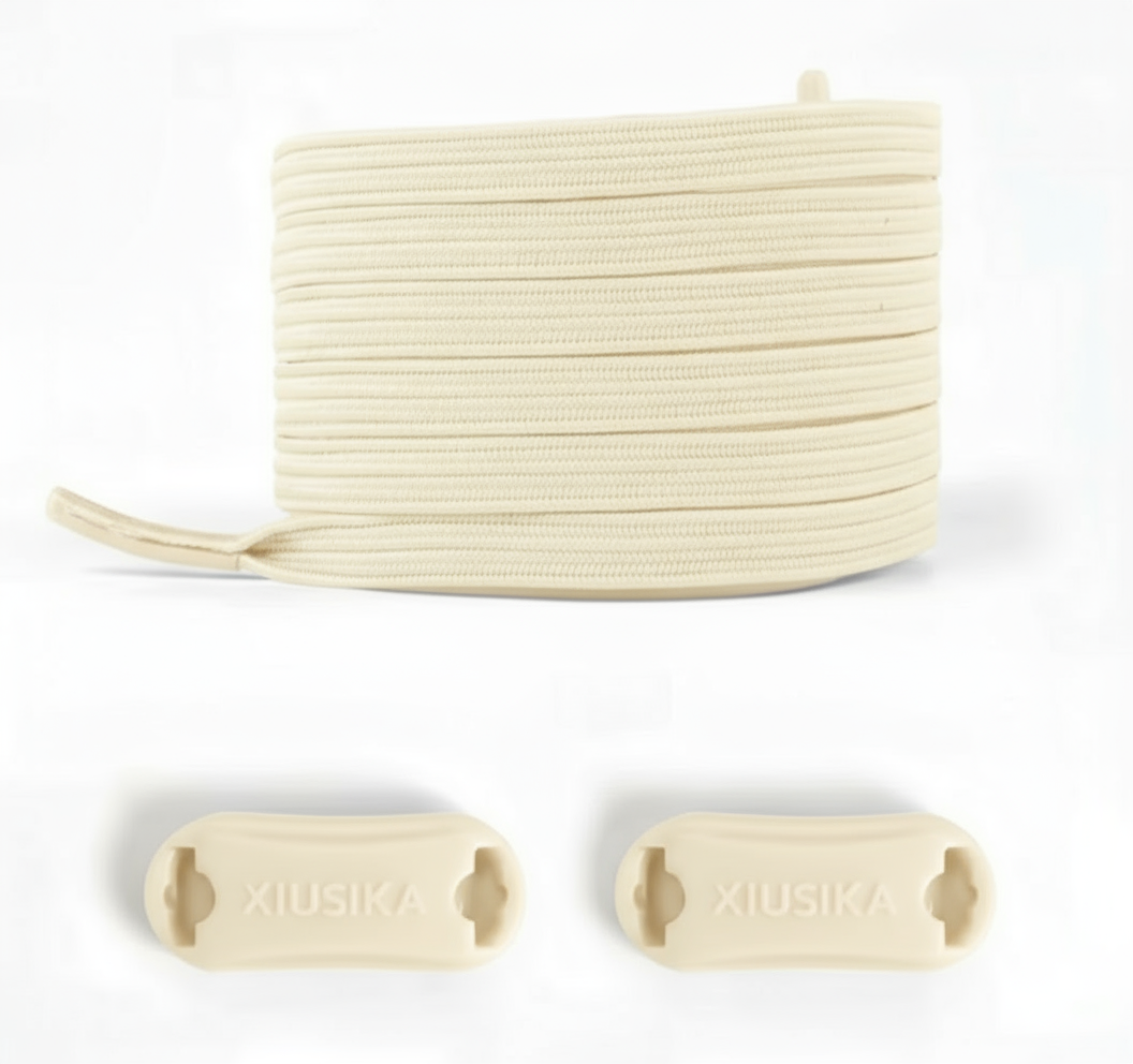 Adaptive ‘No Tie’ Elastic Shoelaces — with Buckle