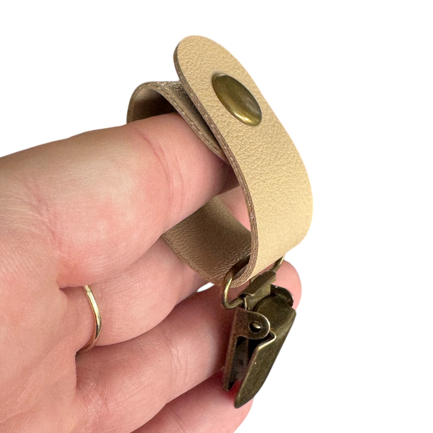 Leather Tubie Clip / Handbag Accessory