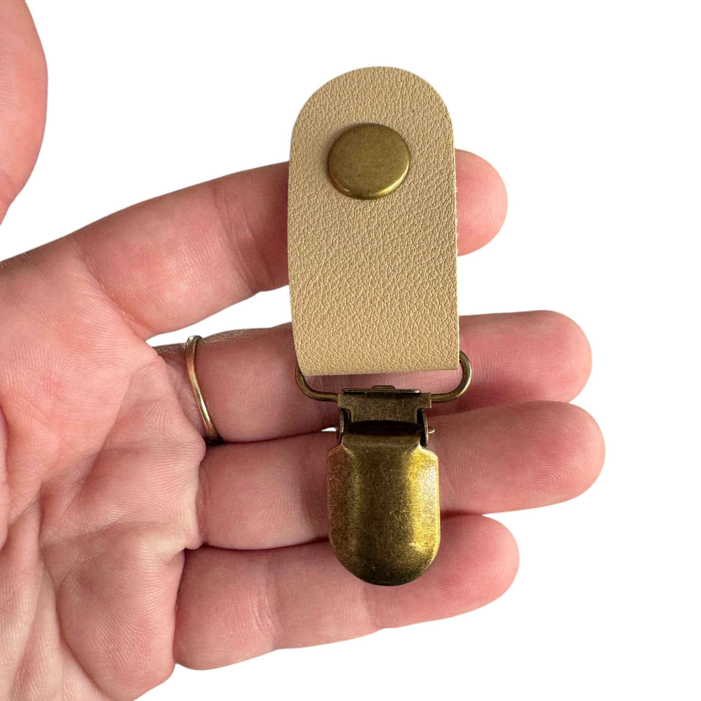 Leather Tubie Clip / Handbag Accessory