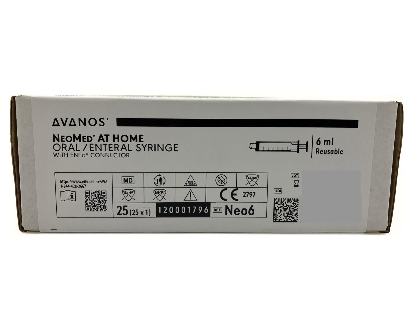 ENFit ‘AT HOME’ Reusable Syringe by Avanos