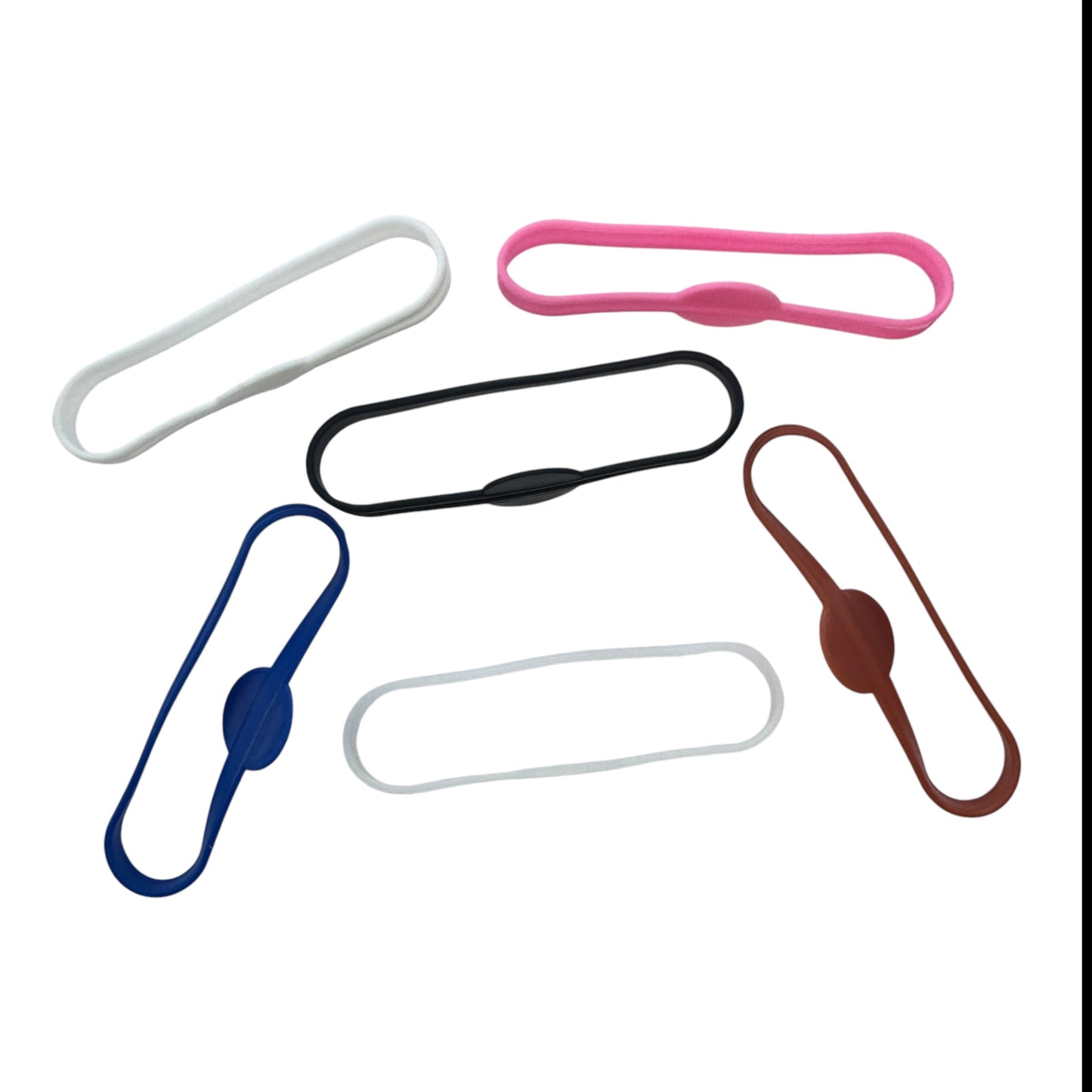 Silicone Drink Identifier Bands, 6 PACK