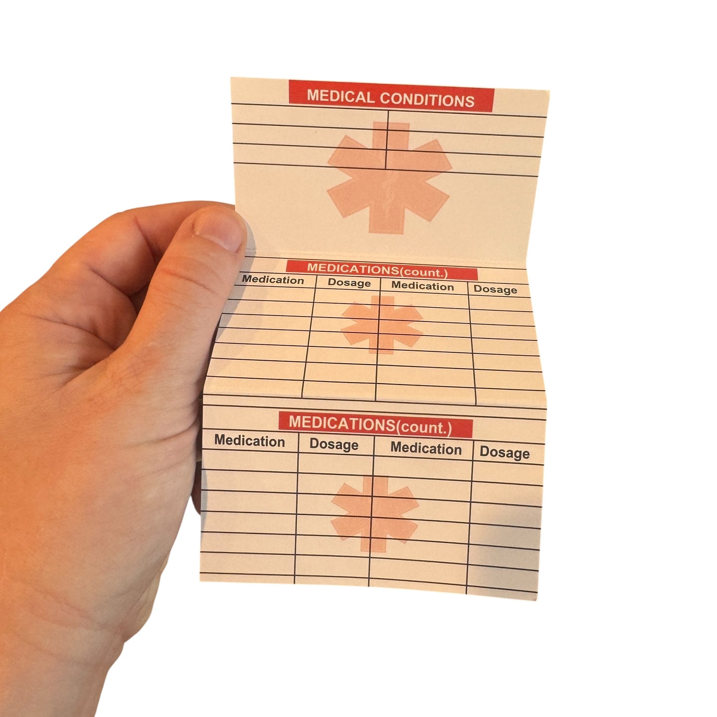 Medical Alert Card — Emergency Medical Card