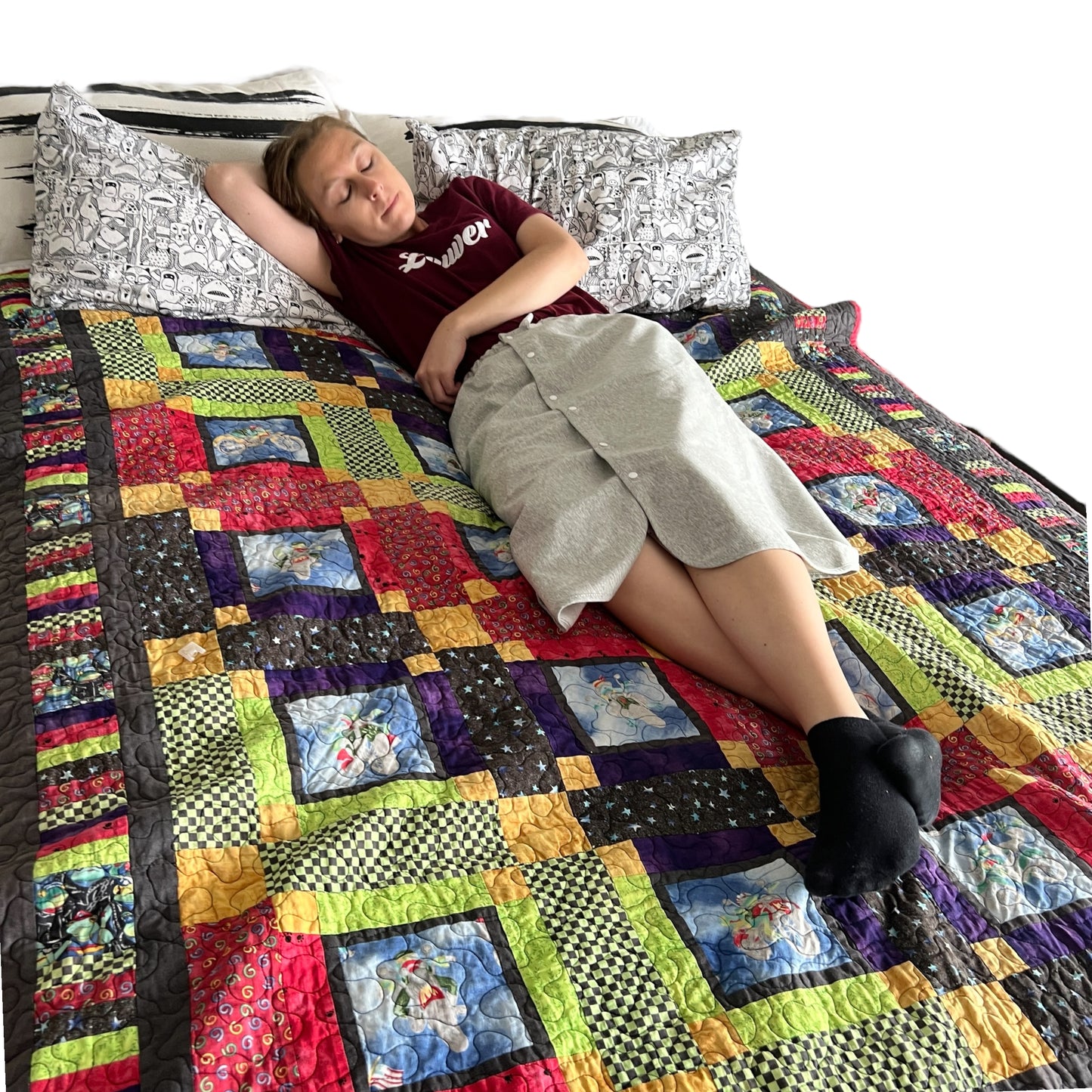 Adult Waterproof Continence Skirt (Snaps)