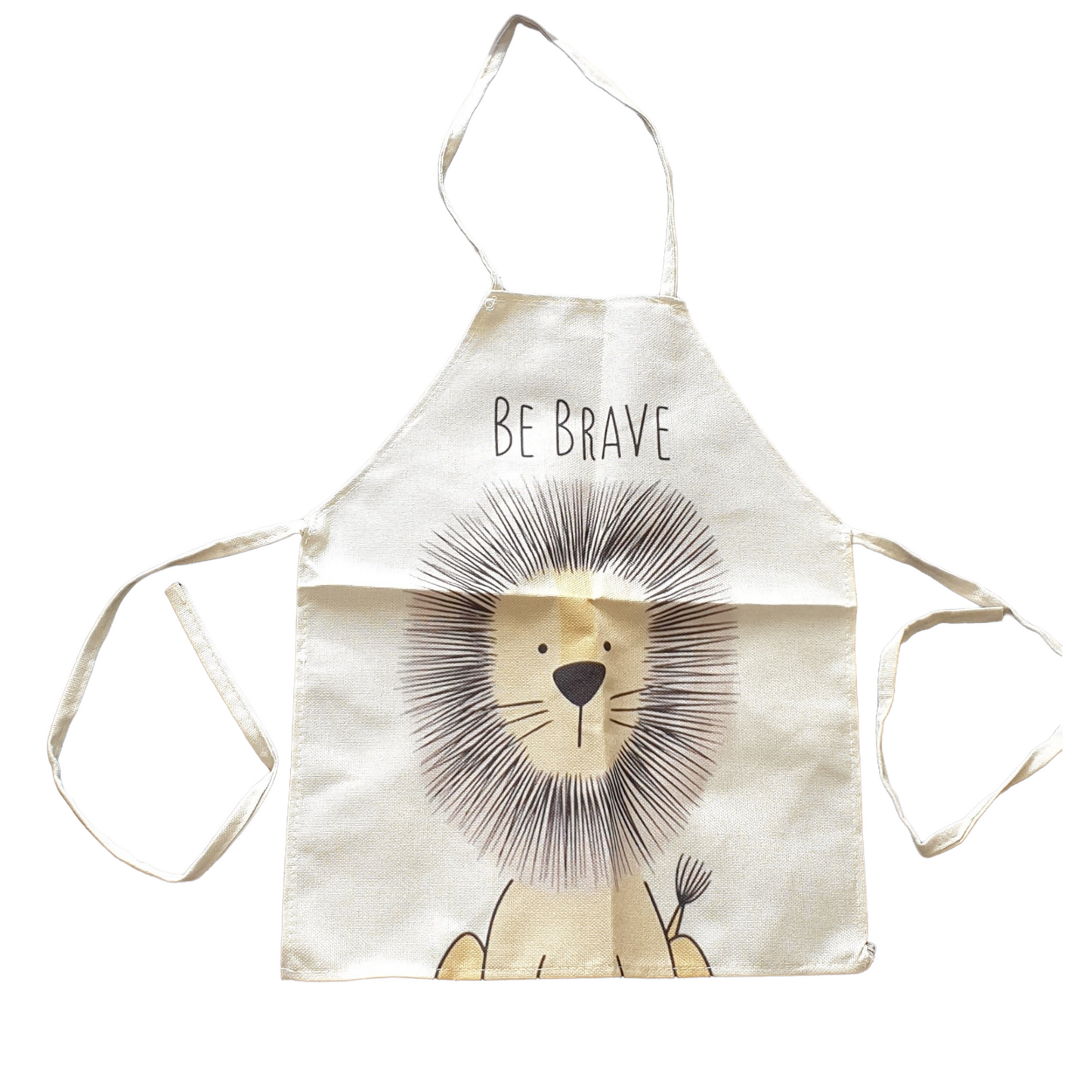 Kids Apron SPIRIT SPARKPLUGS Lion Be Brave