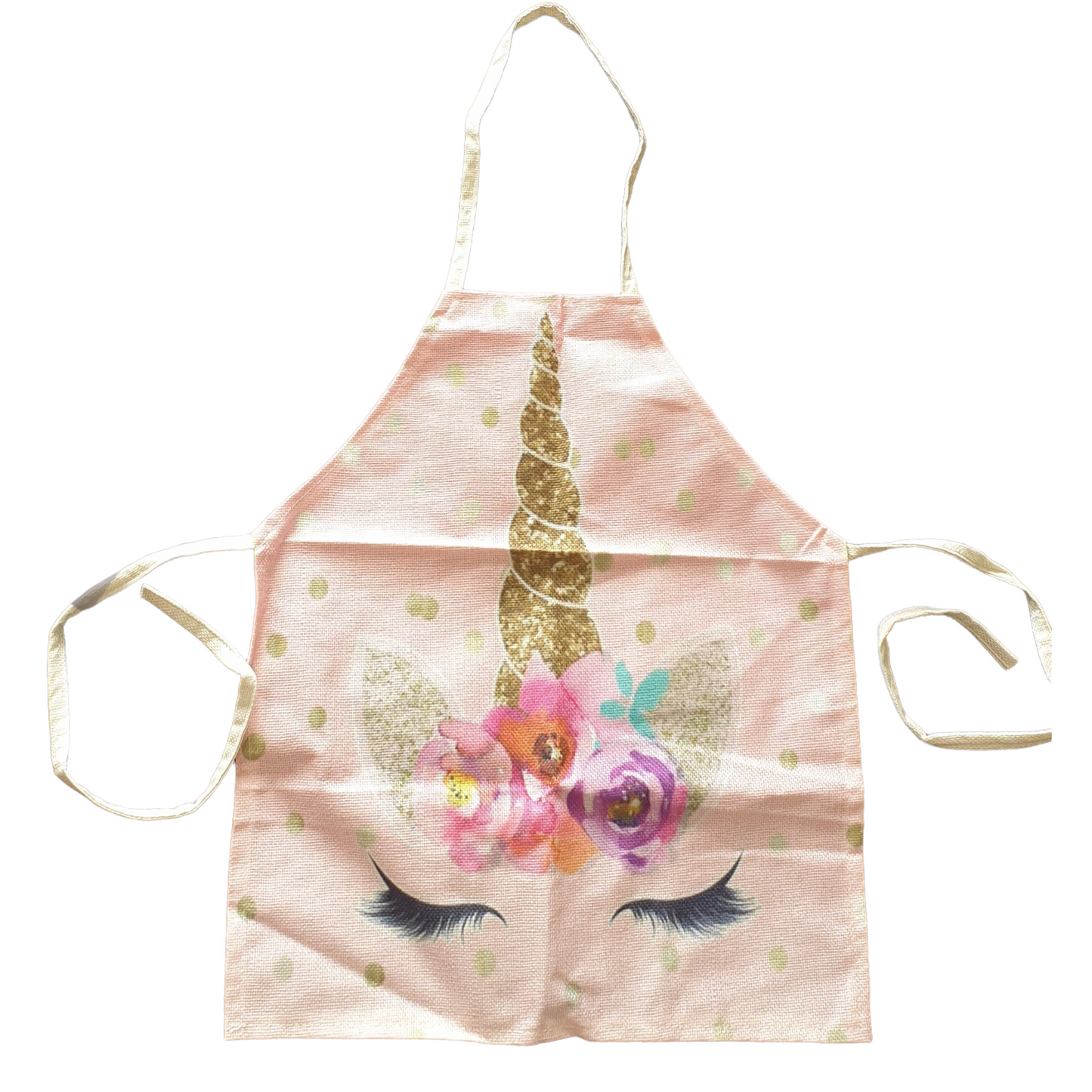 Kids Apron SPIRIT SPARKPLUGS Pink Unicorn