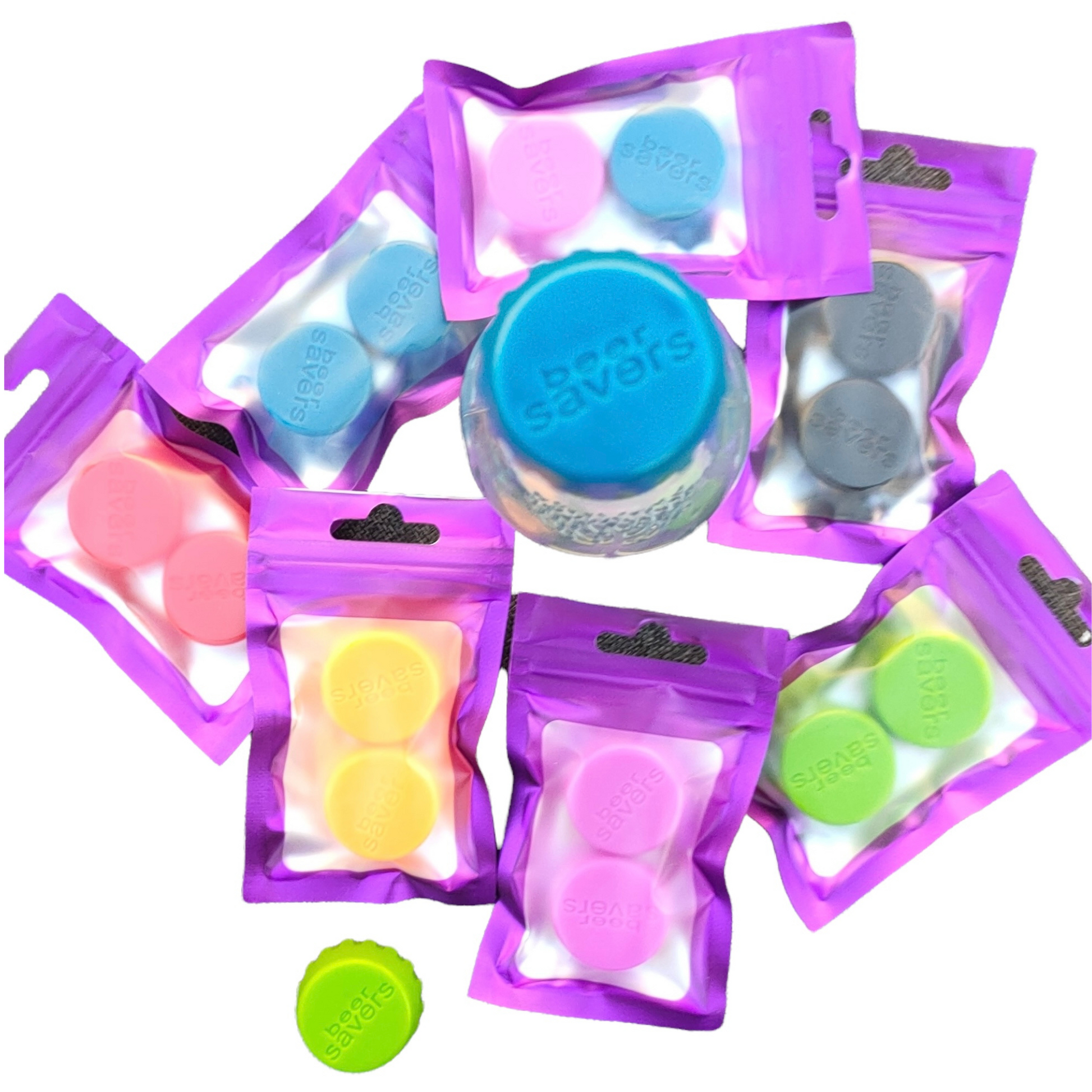 “Beer Saver” Reusable Bottle Caps  SPIRIT SPARKPLUGS