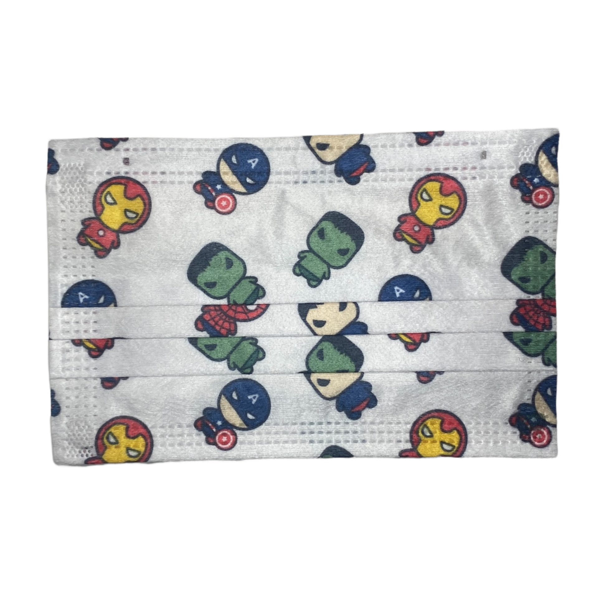 Disposable Printed Kids Masks Mask SPIRIT SPARKPLUGS White Avengers Cartoons