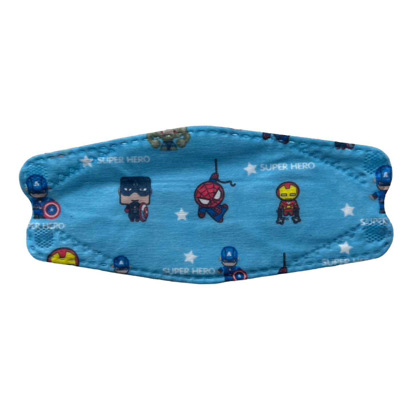 Three Panel Disposable Kids Masks Superhero Masks SPIRIT SPARKPLUGS