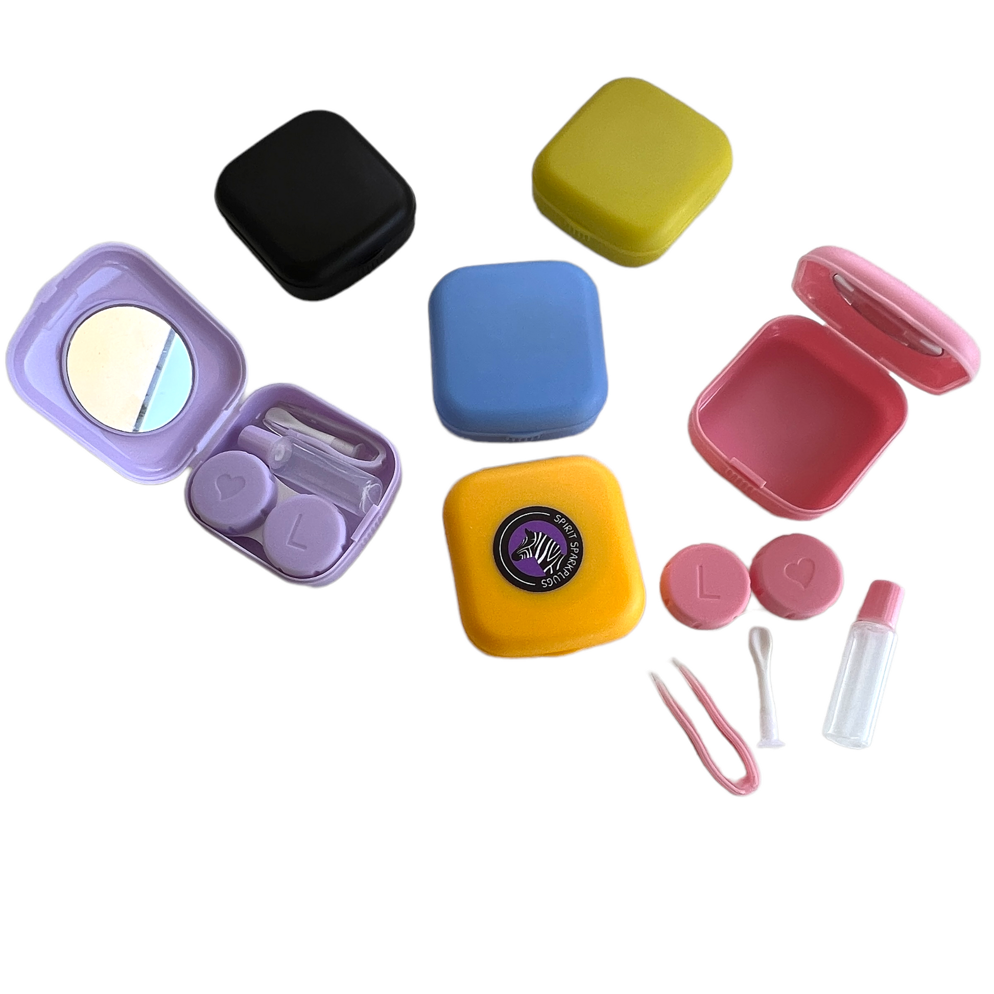 Contact Lens Travel Kit + Tools Contact Lens Care Kits SPIRIT SPARKPLUGS