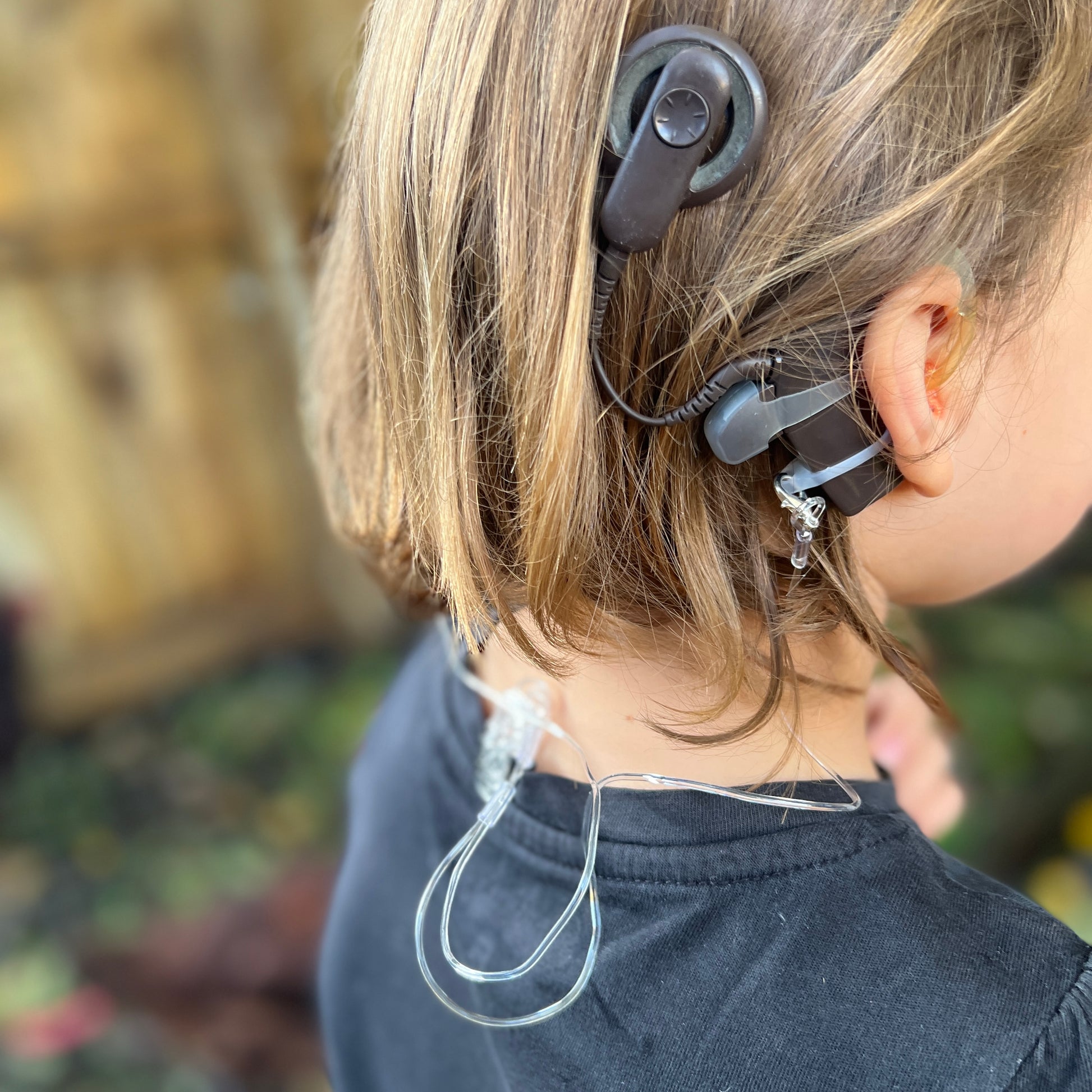 Hearing Aid Safety Clips — Transparent Hearing Aids SPIRIT SPARKPLUGS