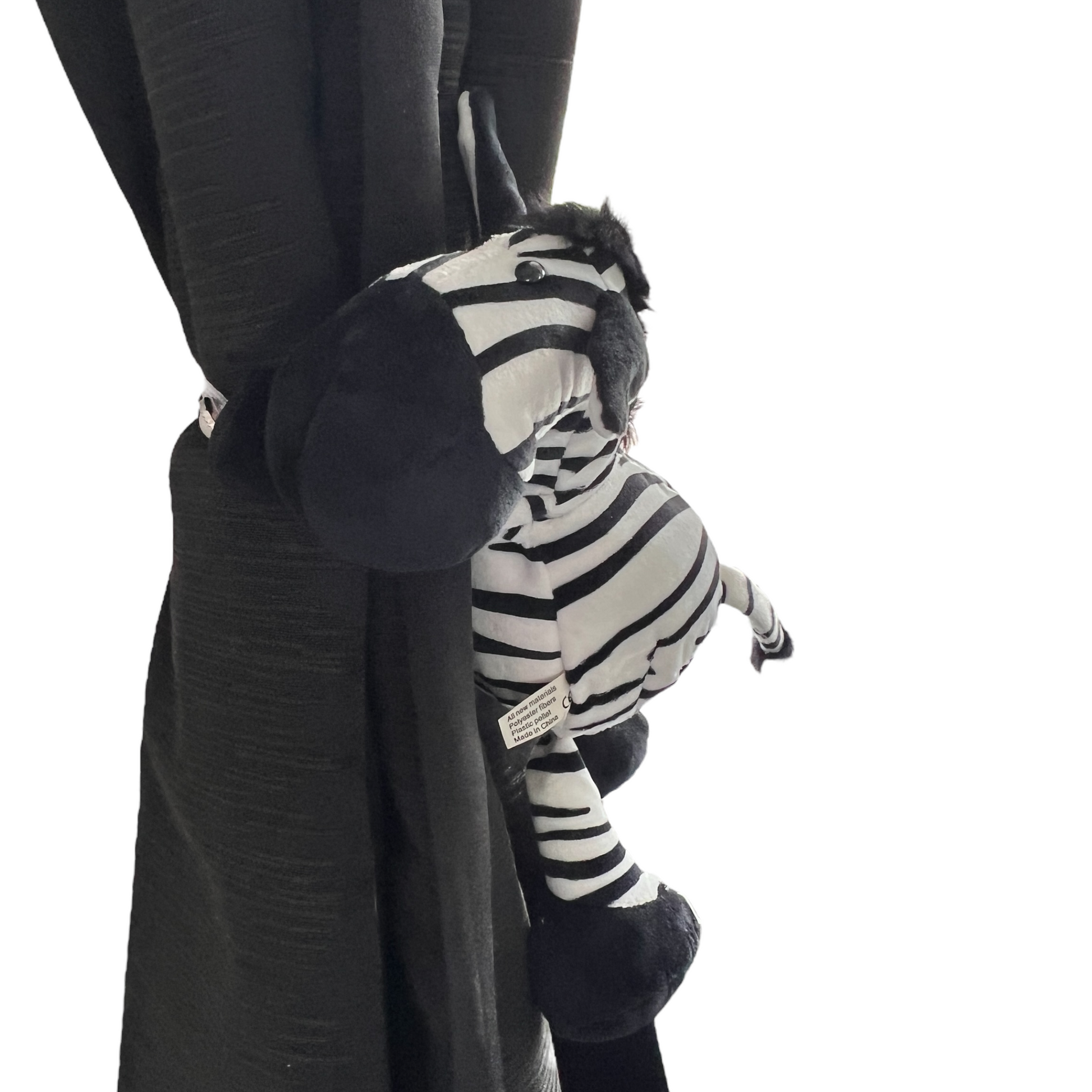 Curtain Holder — Plush (Zebra) Curtain Holdbacks & Tassels SPIRIT SPARKPLUGS