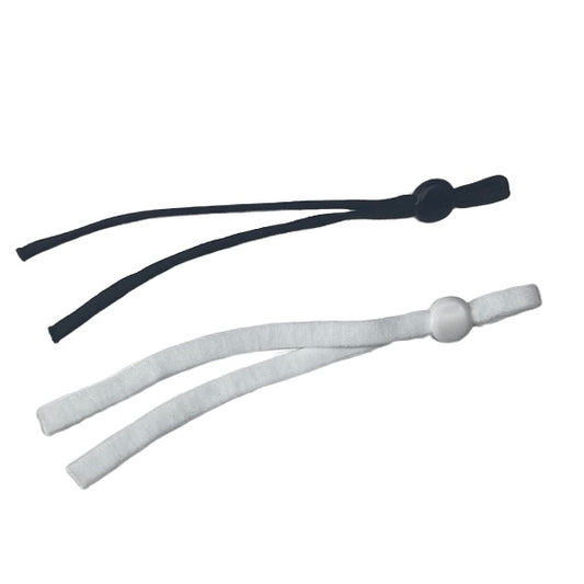 Mask Strap Elastics 20 Pack (10 White / 10 Black ) Masks SPIRIT SPARKPLUGS Elastic