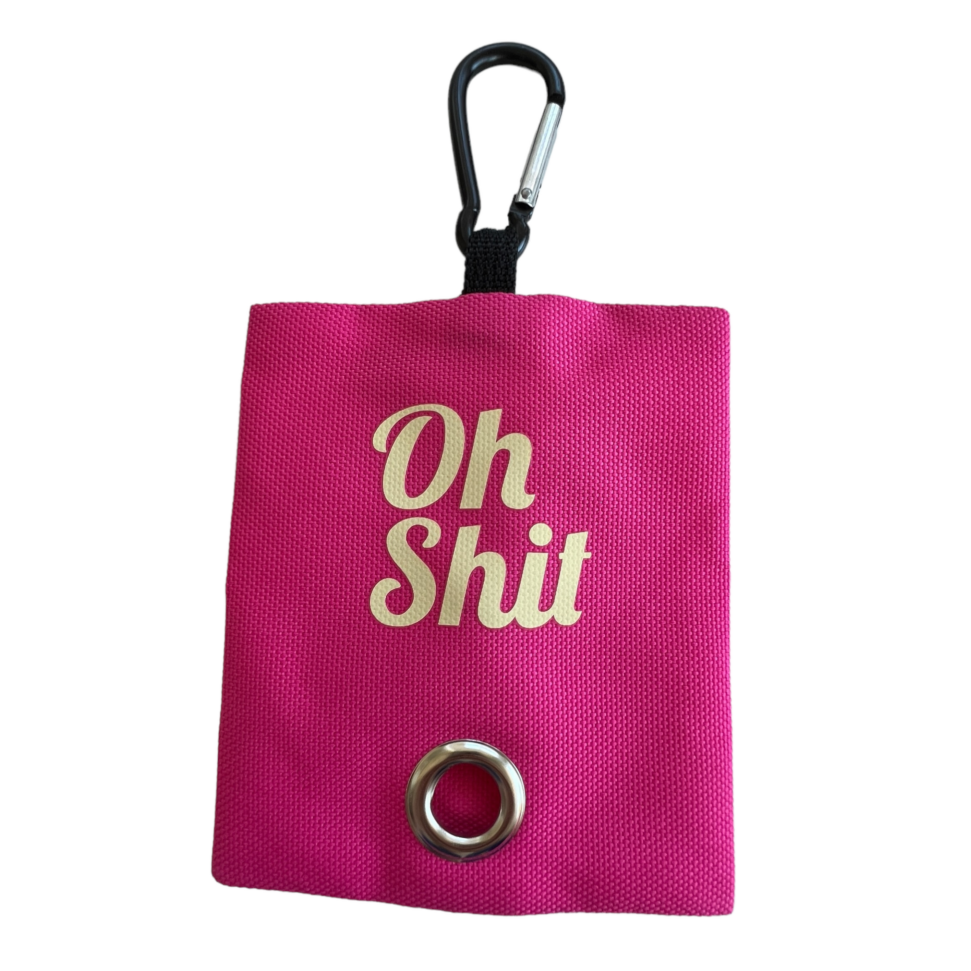 “Oh Sh*t” Rubbish Bag Dispenser Pet Waste Bag Dispensers & Holders SPIRIT SPARKPLUGS Pink