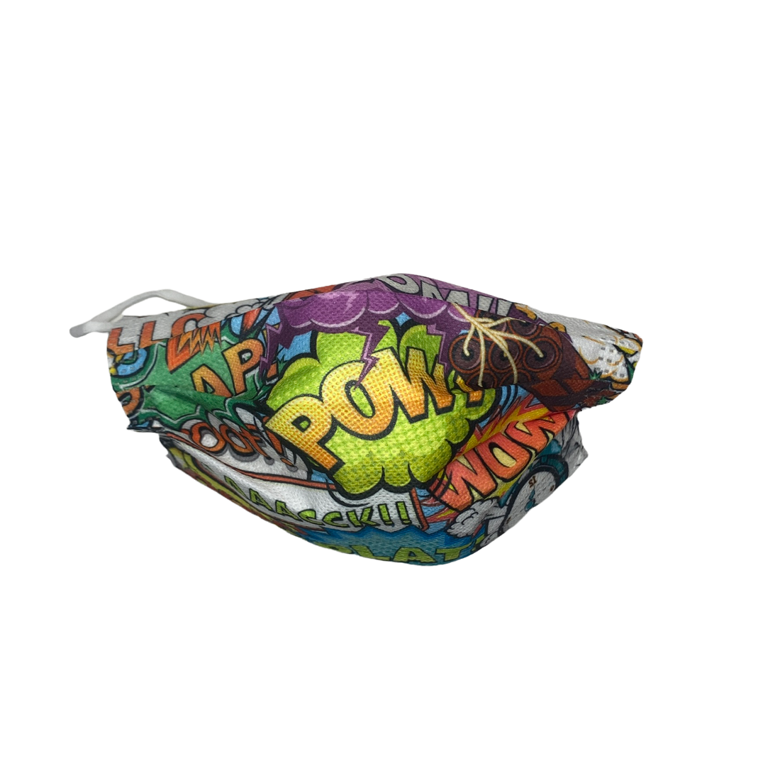 Disposable Printed Kids Masks Mask SPIRIT SPARKPLUGS Cartoon Explosions - Green