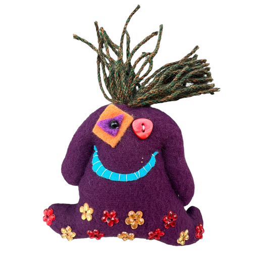 Troll Series, Mini Fleece Troll Splash Quilting The inner wild child