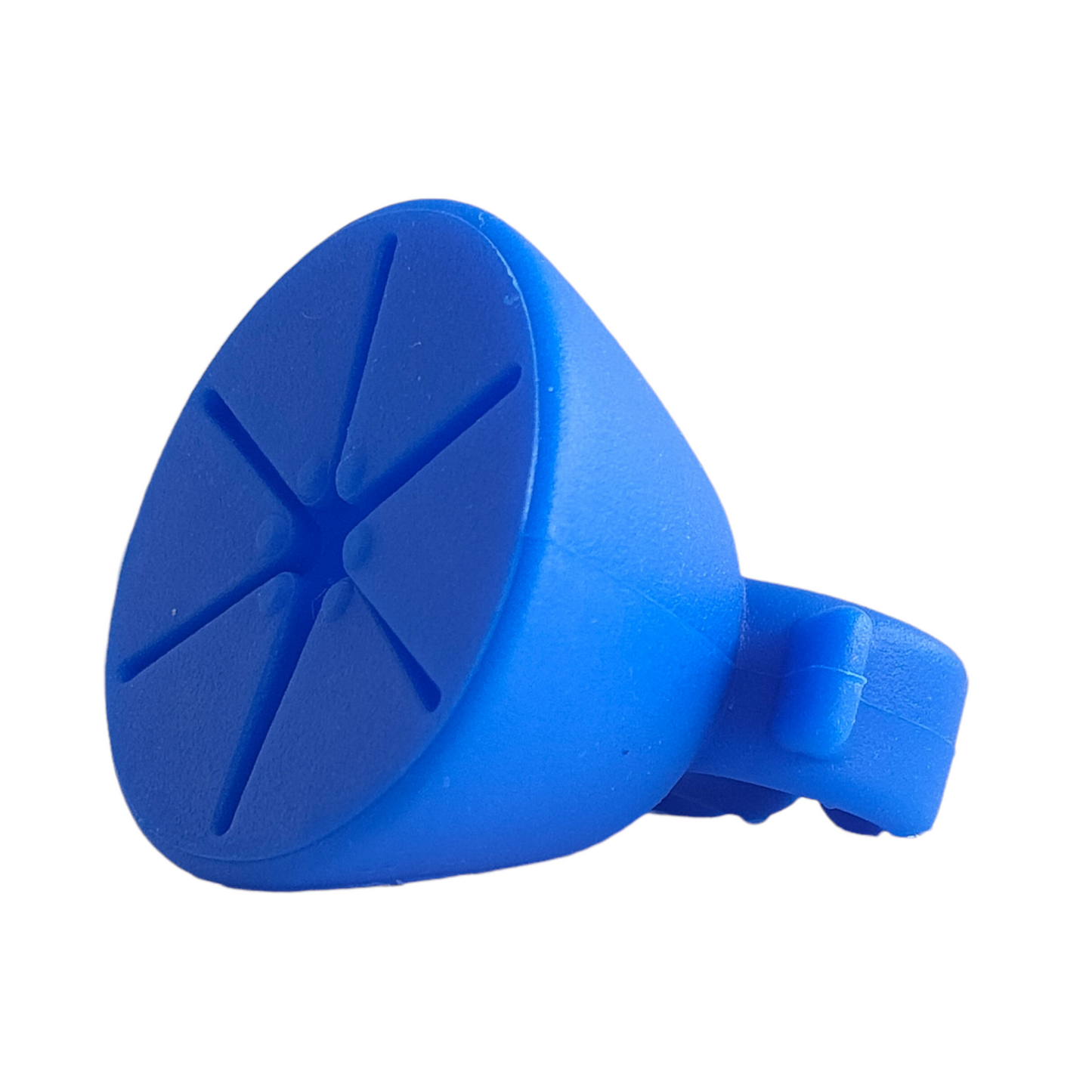 Vinyl Waste Collector / Wearable Nail Polish Bottle / Art Bin Health & Beauty SPIRIT SPARKPLUGS Blue