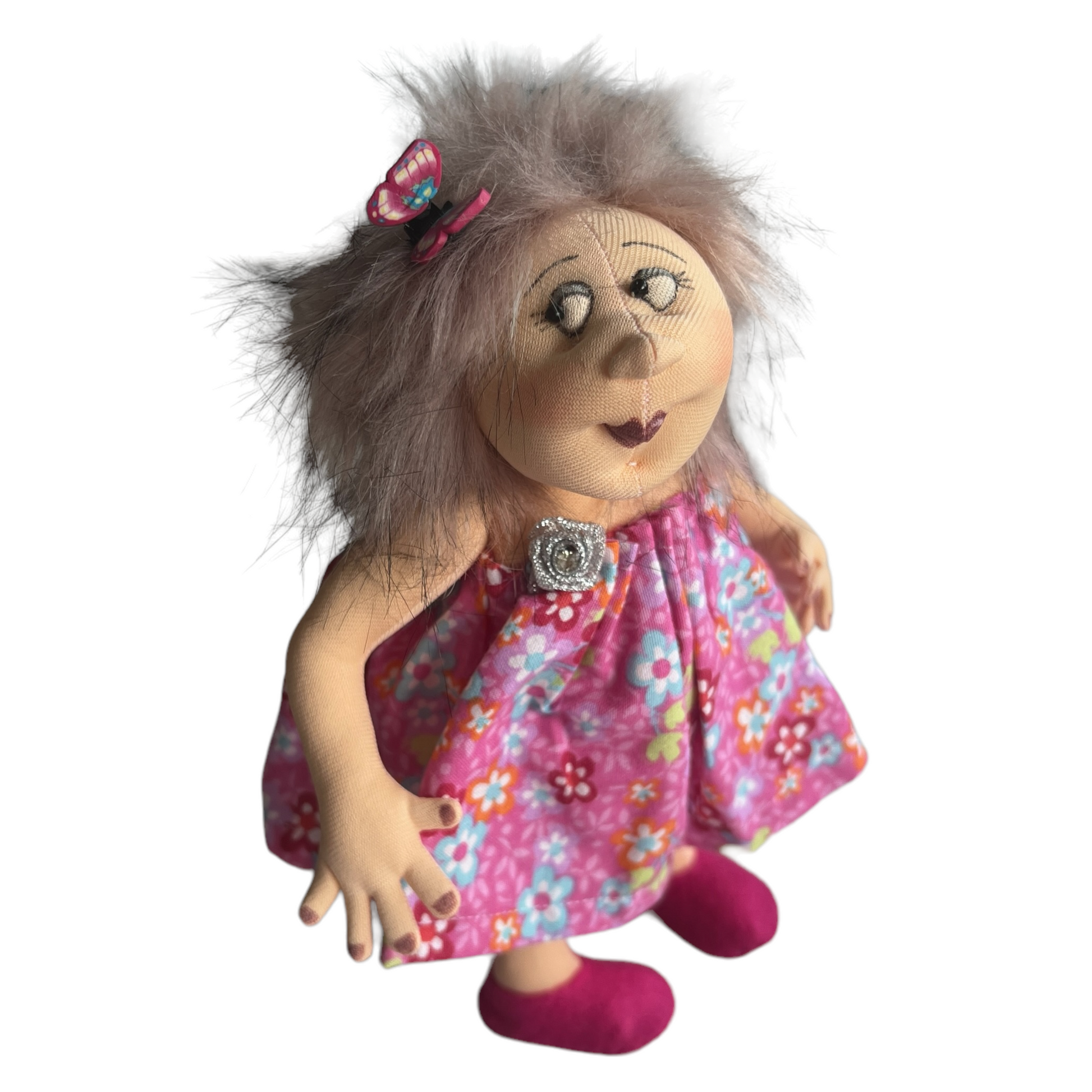 Aunt Christy (based on a Jill Maas Doll)  Splash Quilting