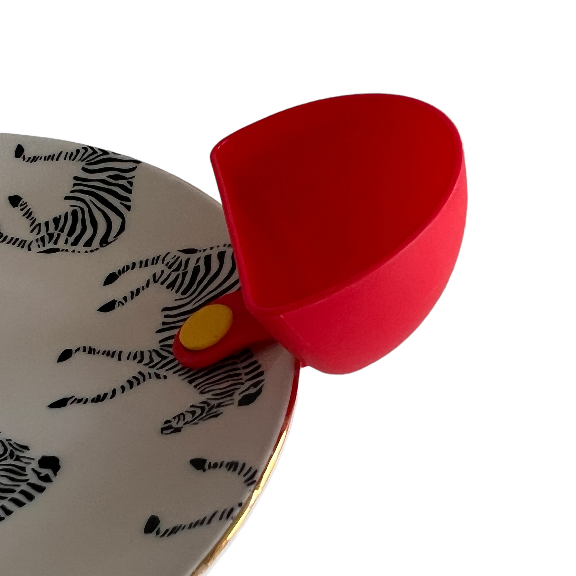 Clip On Sauce Bowl  SPIRIT SPARKPLUGS Red