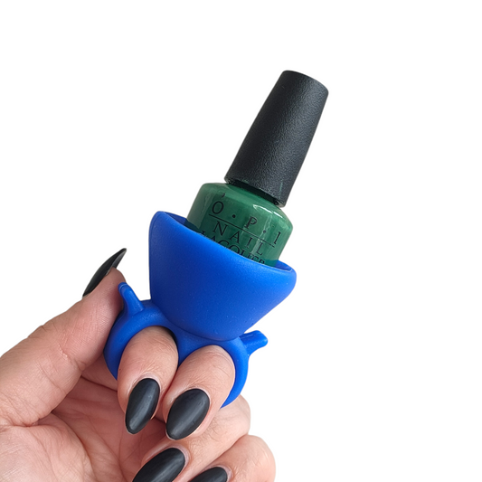 Vinyl Waste Collector / Wearable Nail Polish Bottle / Art Bin Health & Beauty SPIRIT SPARKPLUGS