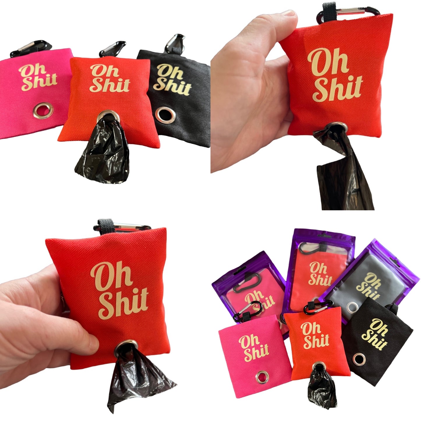 “Oh Sh*t” Rubbish Bag Dispenser Pet Waste Bag Dispensers & Holders SPIRIT SPARKPLUGS