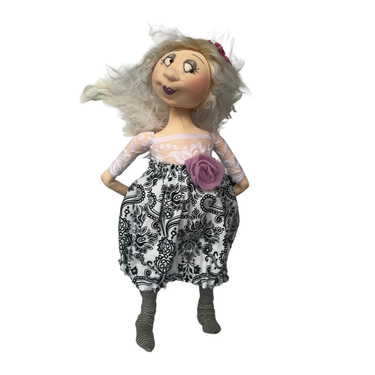 Tina, Sitting Standing Dolls  Splash Quilting