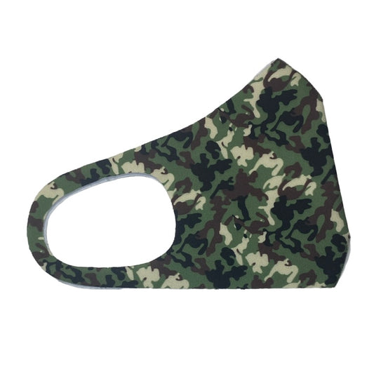 Adult Neoprene Reusable Mask — Camo Mask SPIRIT SPARKPLUGS Green Camo
