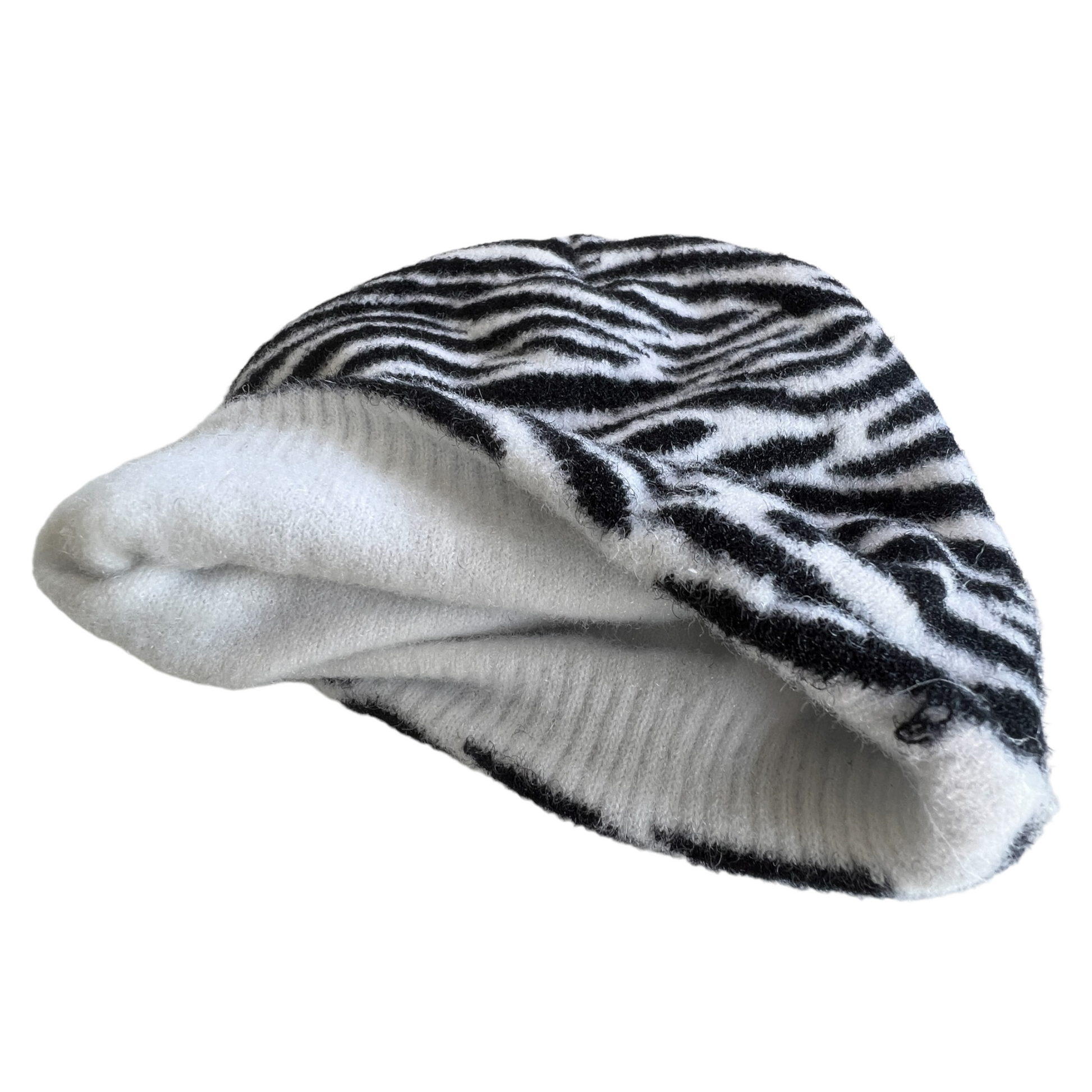 Super Soft Panama Zebra Beanie  SPIRIT SPARKPLUGS