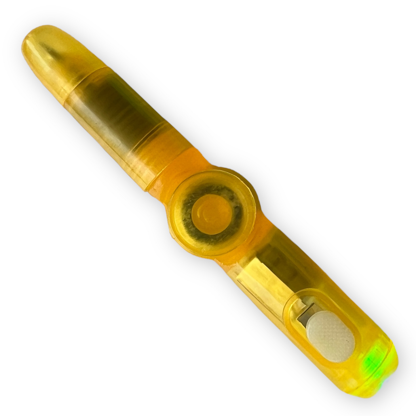 Sensory Light Up Spin Pen SPIRIT SPARKPLUGS Yellow