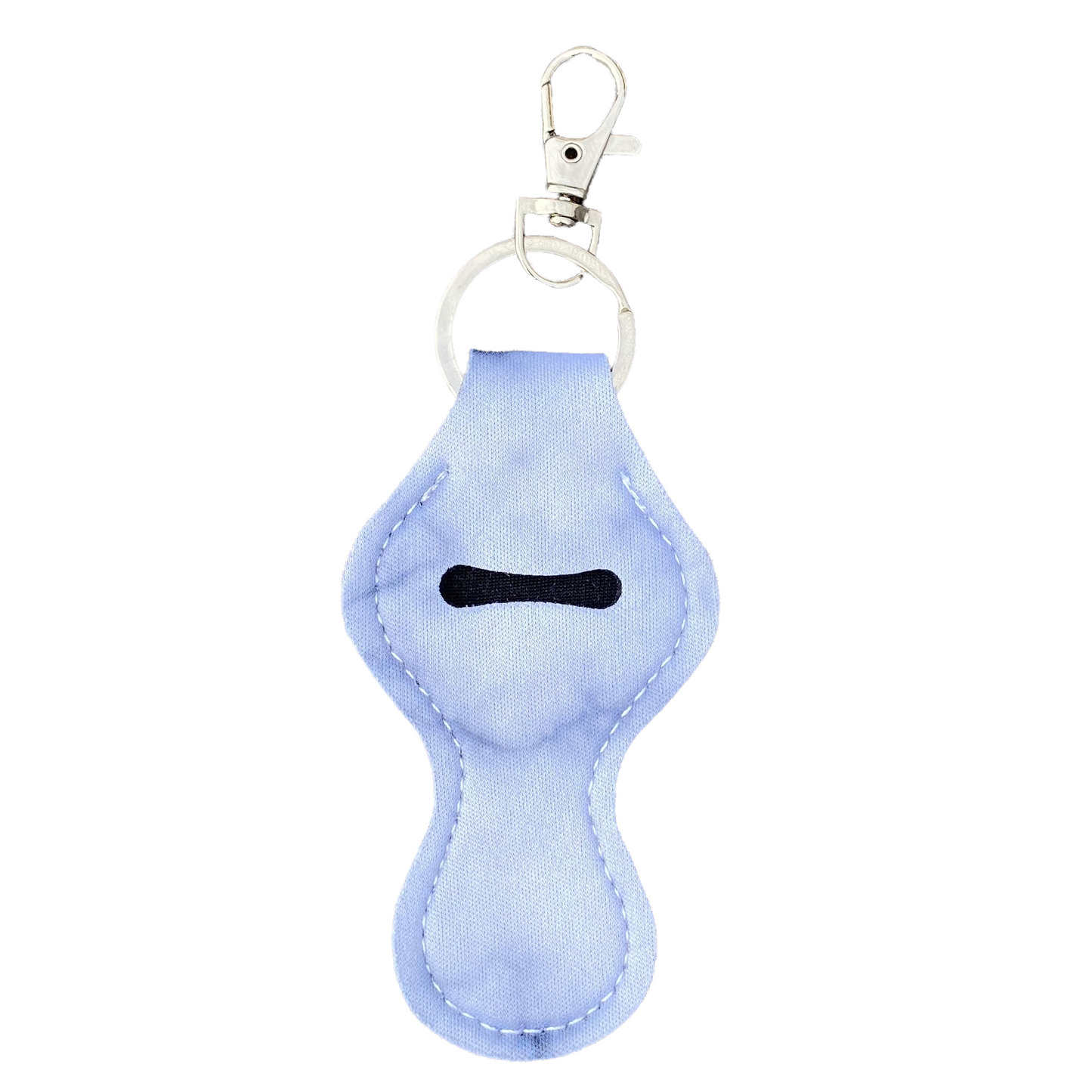 Keyring — Lipstick/Chapstick Holder Keychains SPIRIT SPARKPLUGS Grey Marble