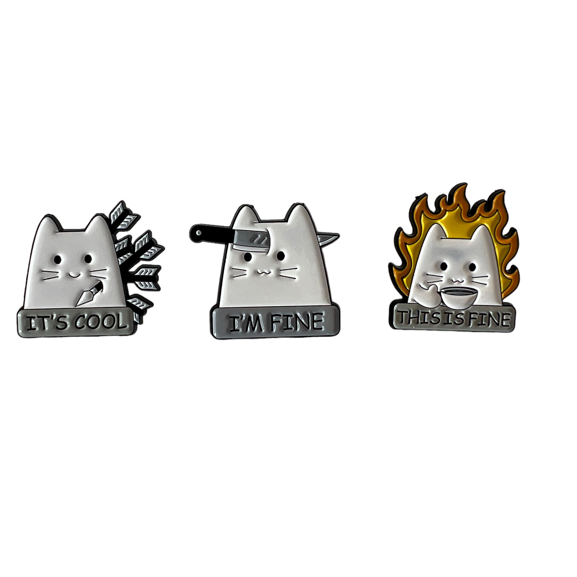 Pin — Cats Dark Humour Series  SPIRIT SPARKPLUGS