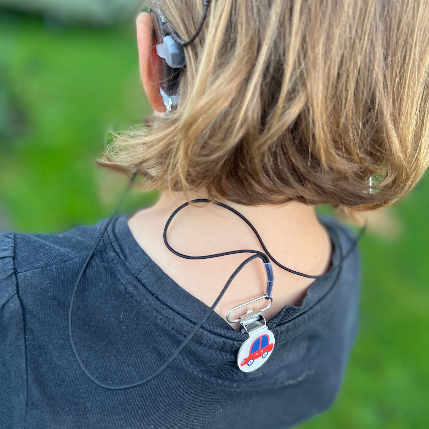 Hearing Aid Anti Loss Lanyard - Red Car Hearing Aids SPIRIT SPARKPLUGS