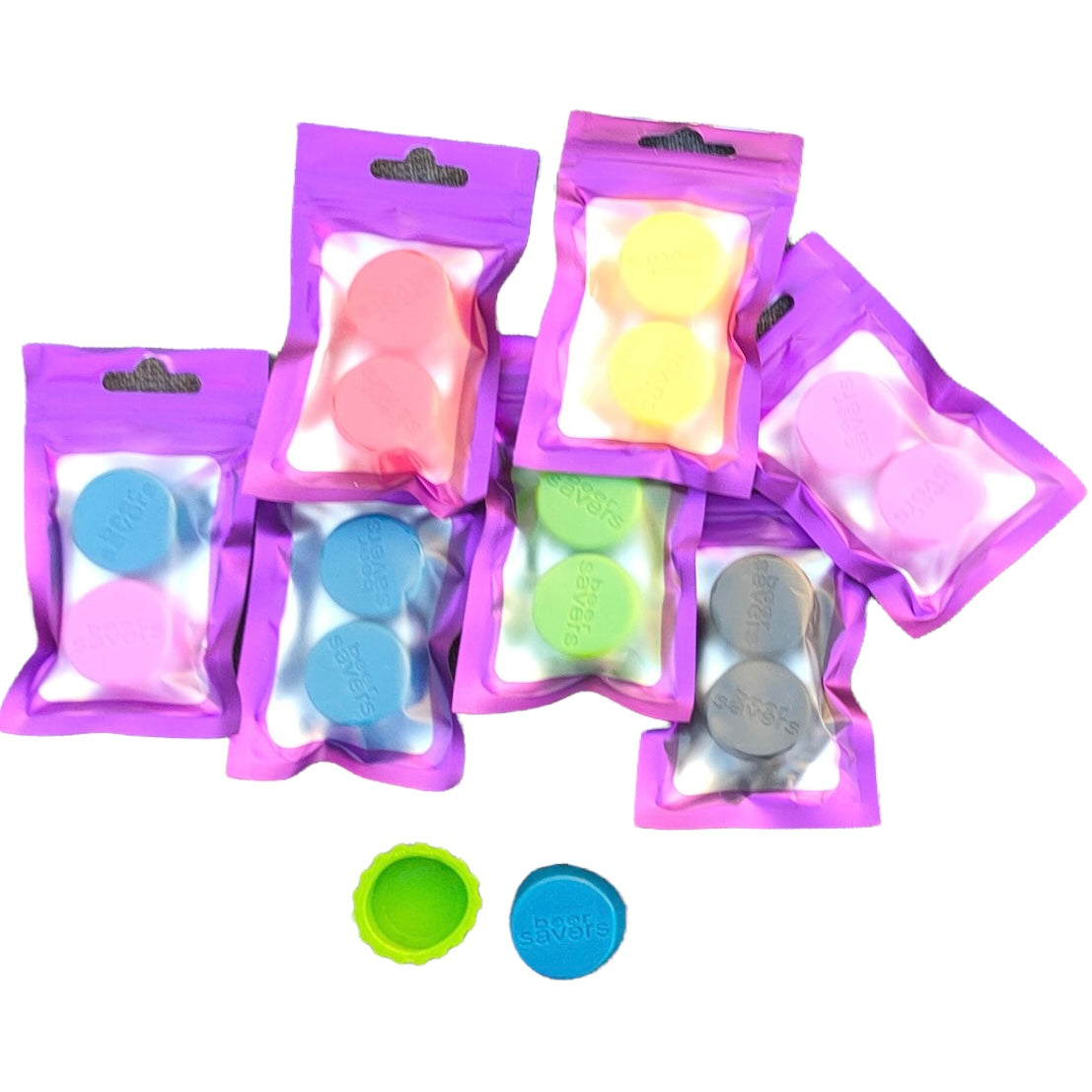 “Beer Saver” Reusable Bottle Caps  SPIRIT SPARKPLUGS Assorted