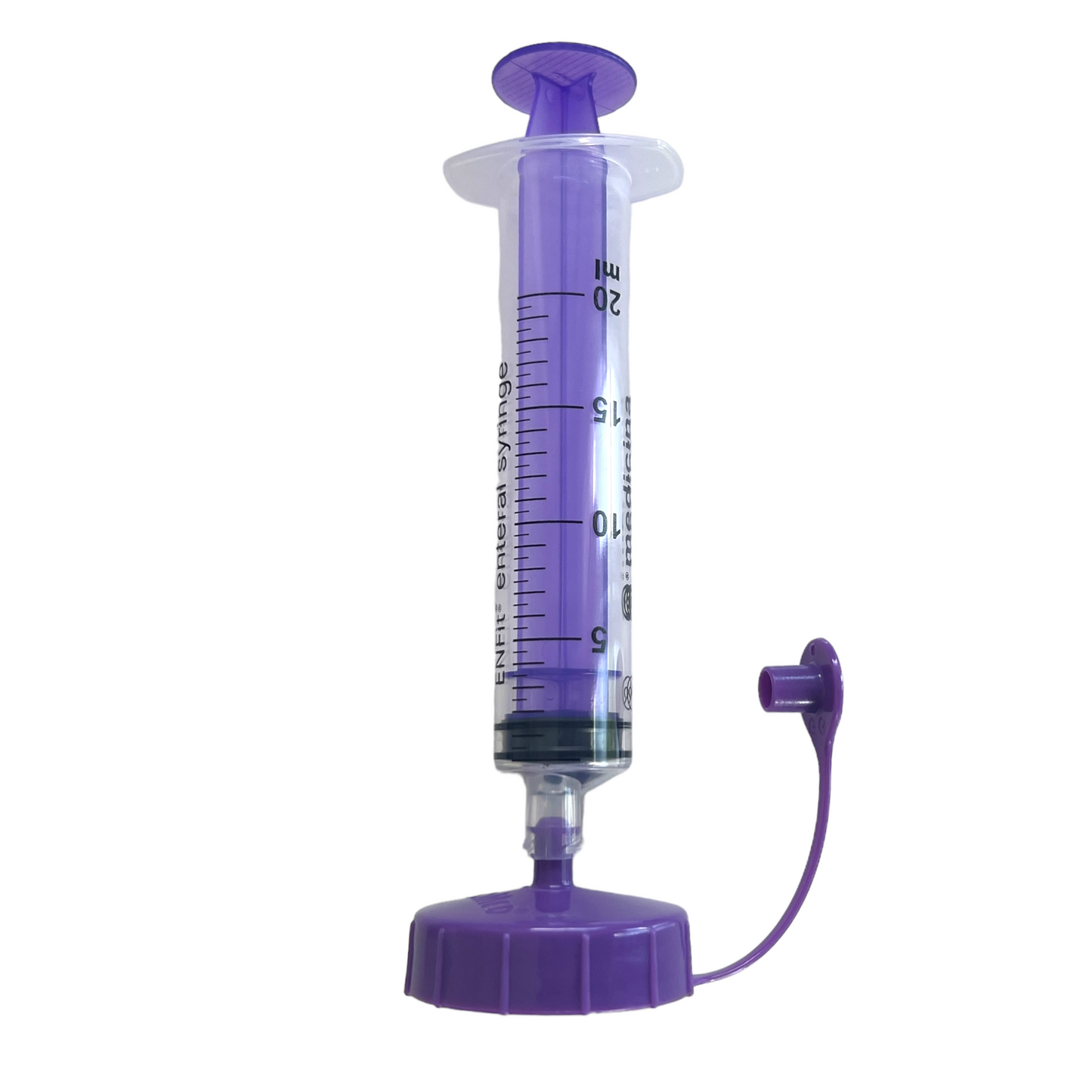 Medication Bottle Syringe Adapter Caps — Avanos (ENFit Compatible)