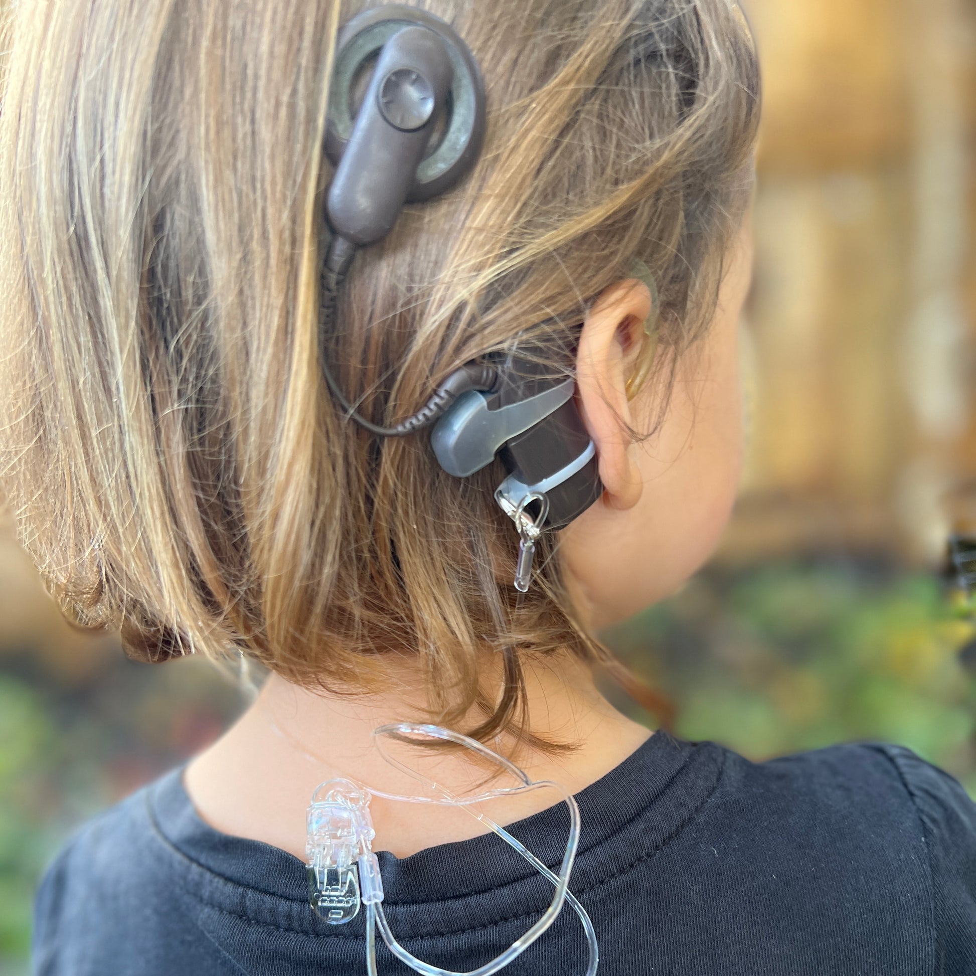 Hearing Aid Safety Clips — Transparent Hearing Aids SPIRIT SPARKPLUGS