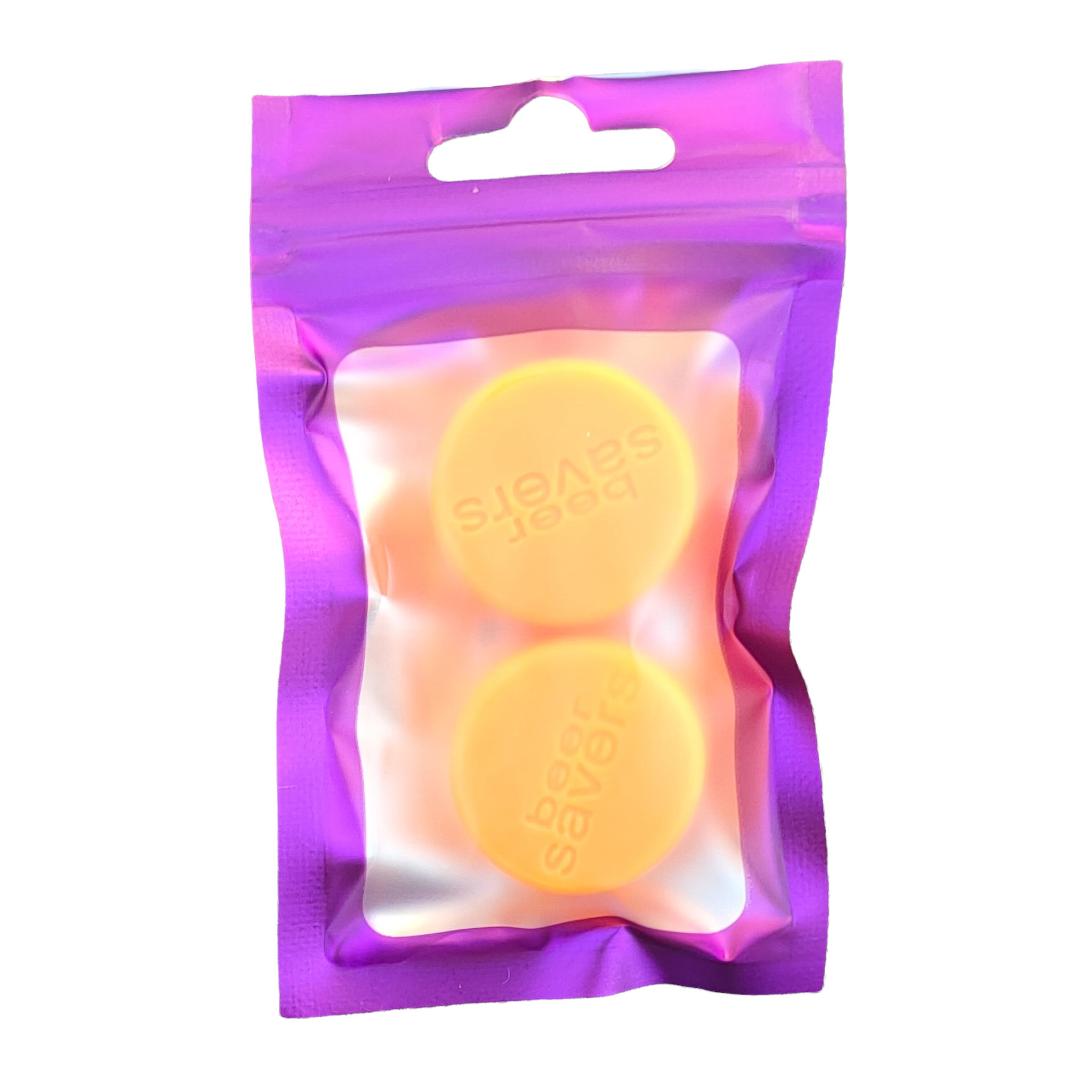 “Beer Saver” Reusable Bottle Caps  SPIRIT SPARKPLUGS Orange