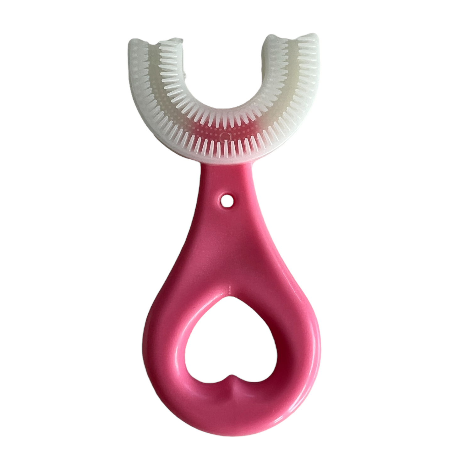Kids “U” Whole Mouth Toothbrush  SPIRIT SPARKPLUGS Pink Love Heart Handle Toothbrush Small