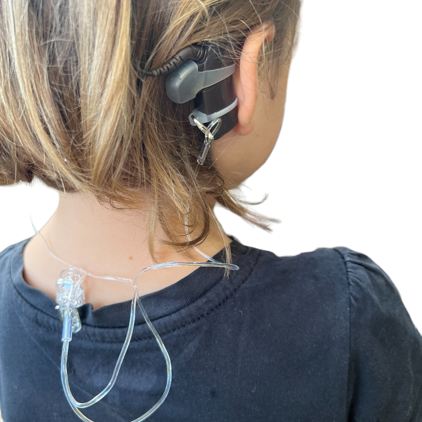 Hearing Aid Safety Clips — Transparent Hearing Aids SPIRIT SPARKPLUGS