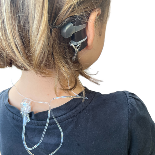 Hearing Aid Safety Clips — Transparent Hearing Aids SPIRIT SPARKPLUGS