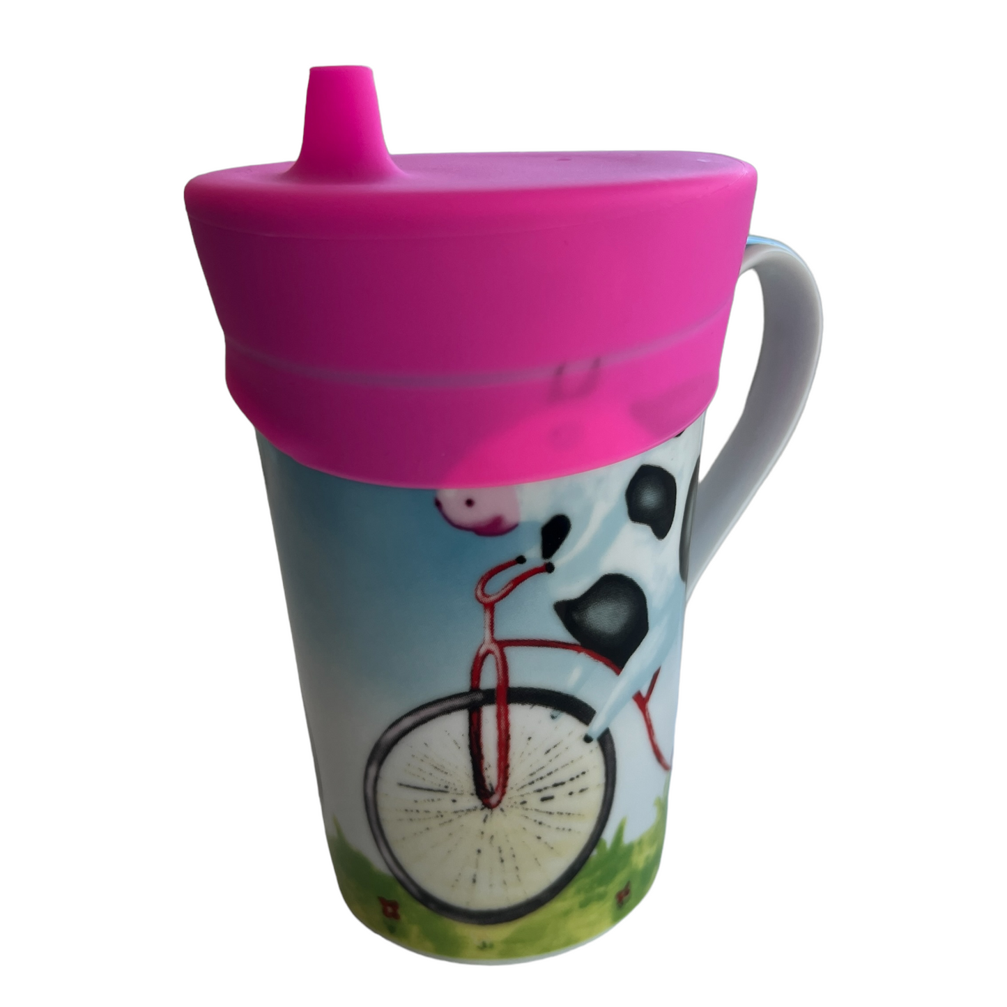 🎨 Silicone Sippy Cup Lid Mobility & Accessibility SPIRIT SPARKPLUGS Bright Pink