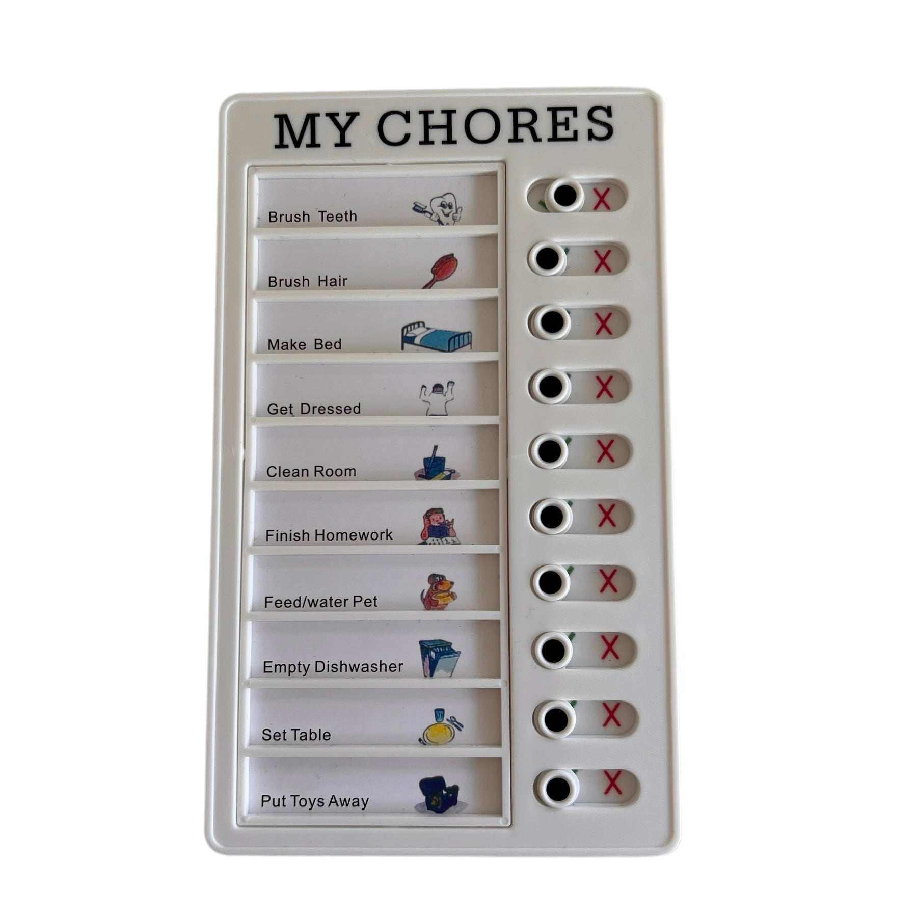 💰🎨 Reusable Daily Chores Chart  SPIRIT SPARKPLUGS