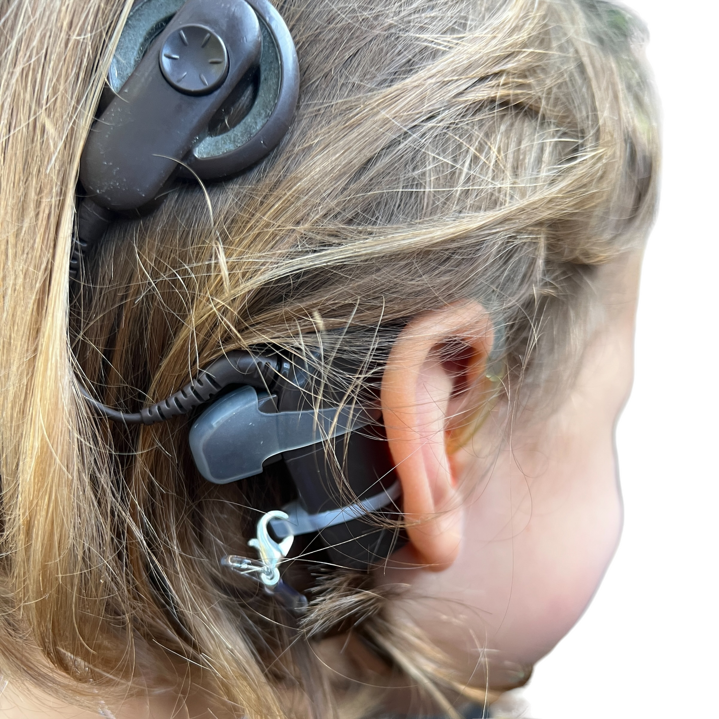 Hearing Aid Safety Clips — Transparent Hearing Aids SPIRIT SPARKPLUGS