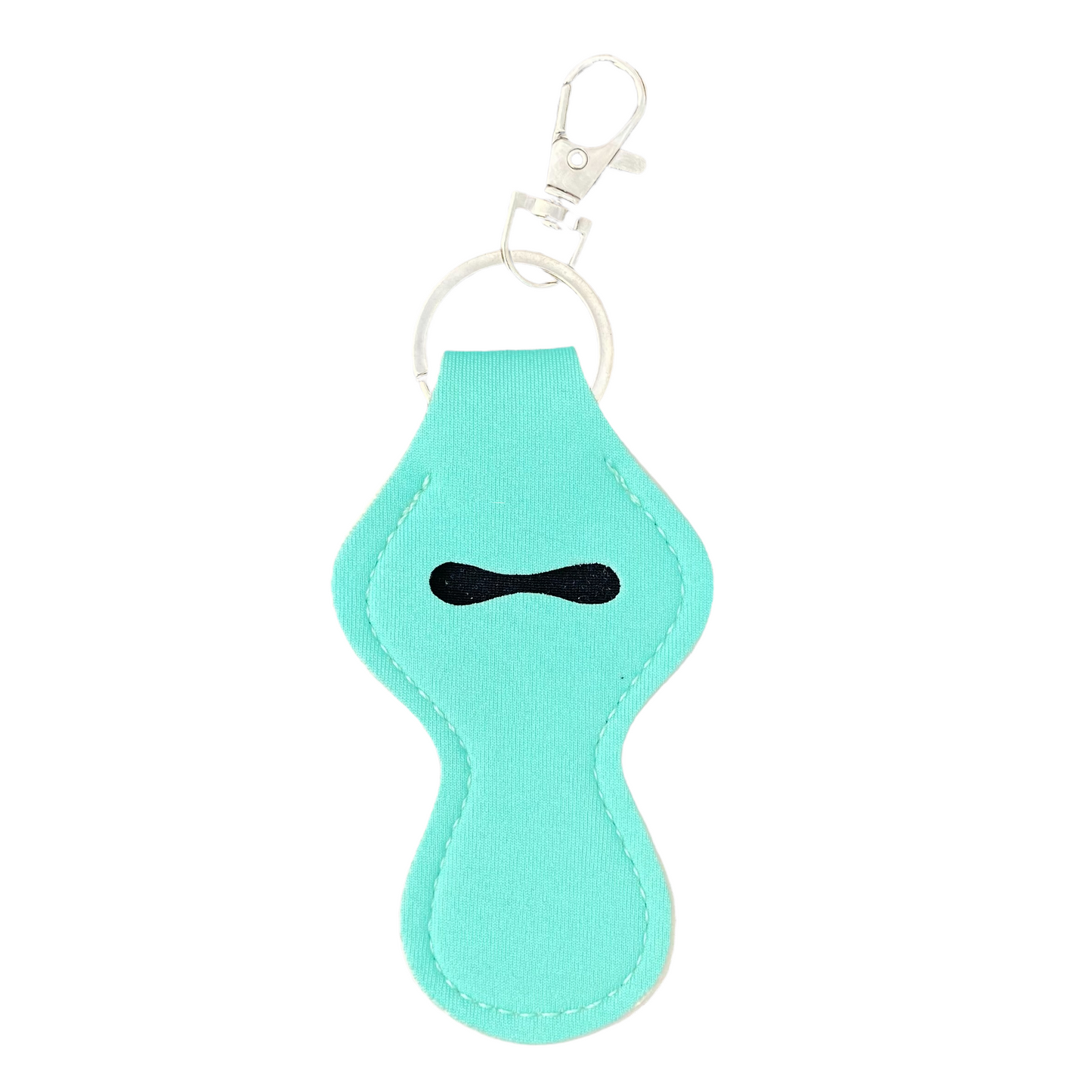 Keyring — Lipstick/Chapstick Holder Keychains SPIRIT SPARKPLUGS Teal