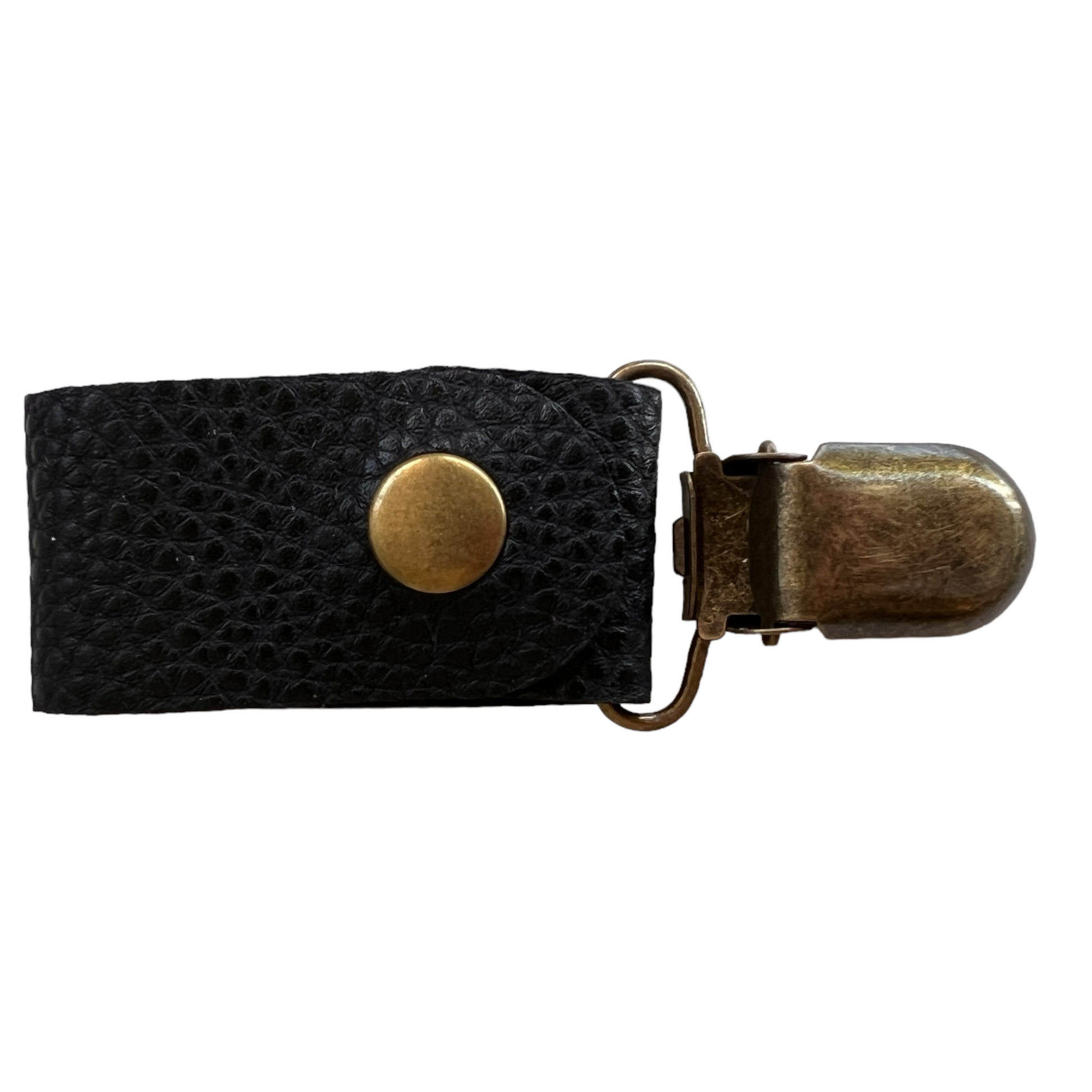 Leather Tubie Clip / Handbag Accessory  SPIRIT SPARKPLUGS