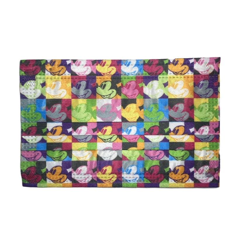 Disposable Printed Kids Masks Mask SPIRIT SPARKPLUGS Micky Mouse Pop Art