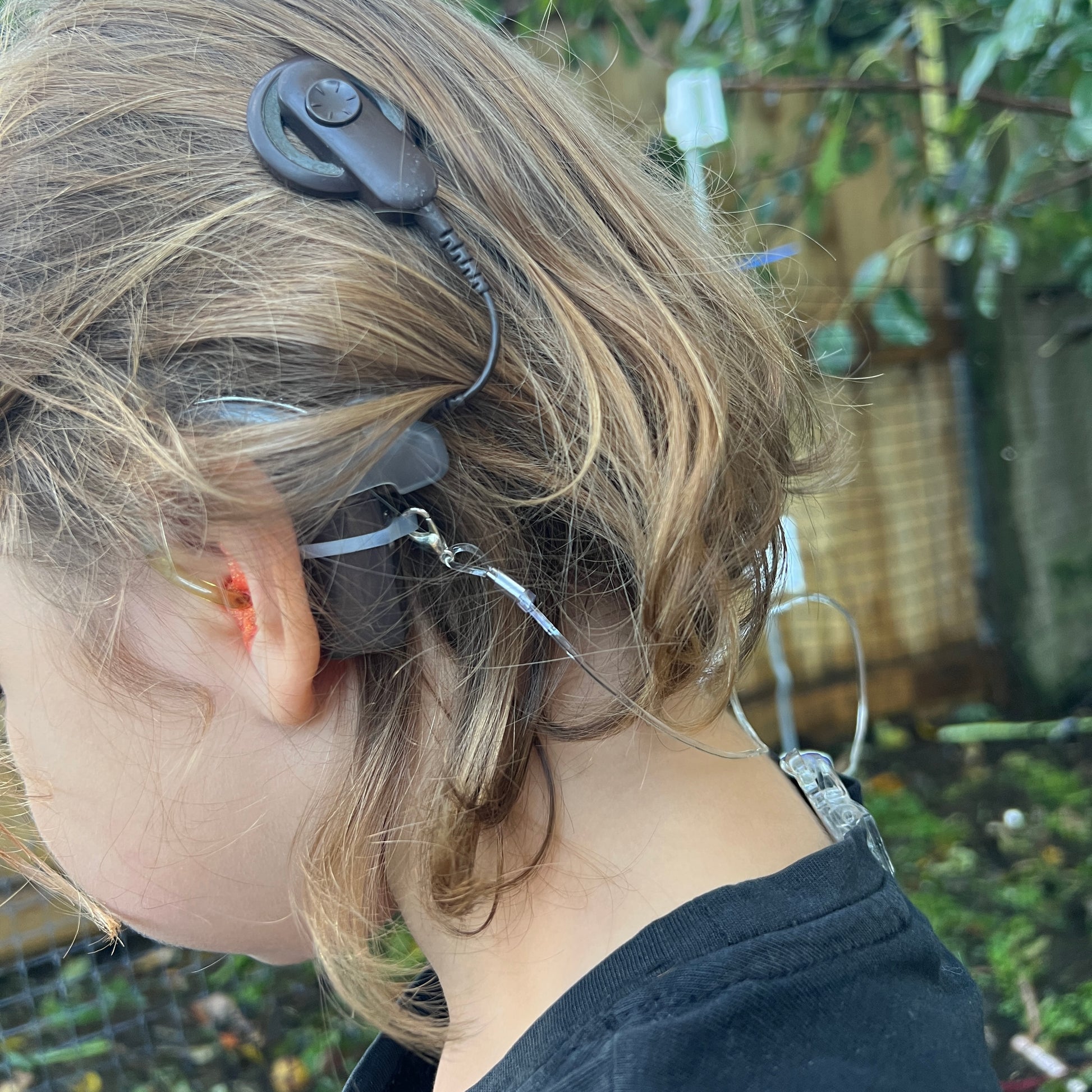 Hearing Aid Safety Clips — Transparent Hearing Aids SPIRIT SPARKPLUGS