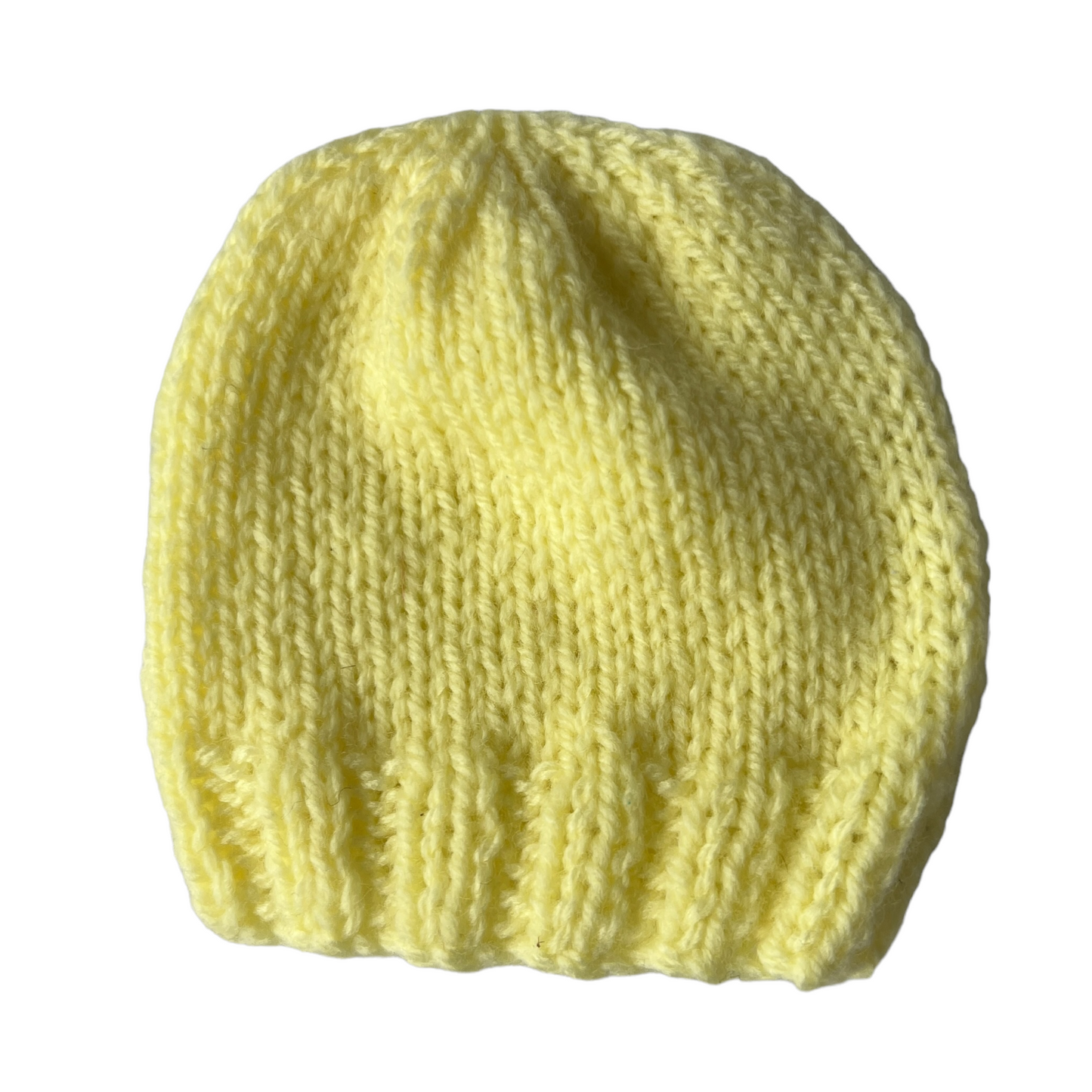 Knitting by Splash Splash Quilting Yellow Beanie