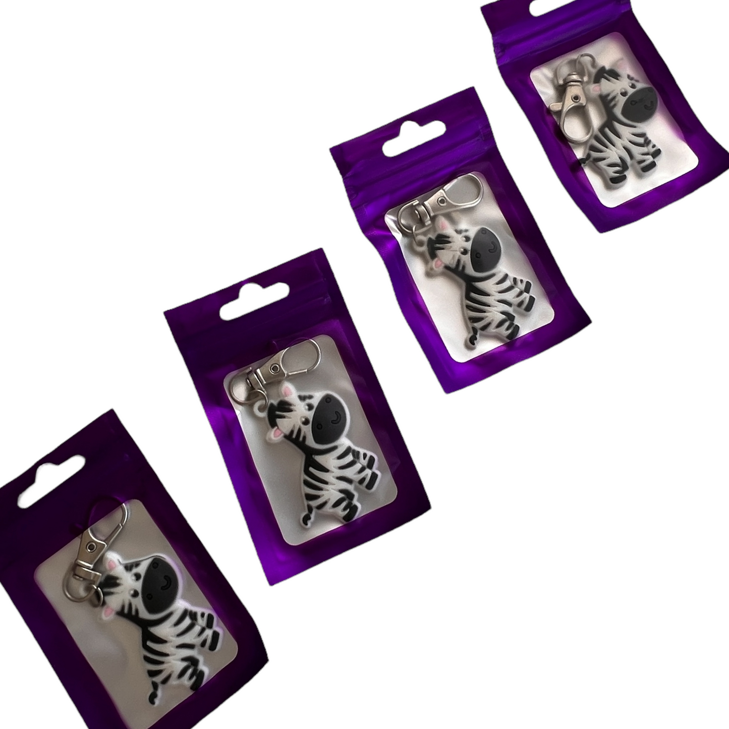 Zebra Keyring (Silicone)  SPIRIT SPARKPLUGS